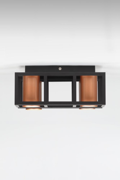 Светильник потолочный Rivoli Raffaela 5082-304 4 * GU10 25 Вт накладной для натяжных потолков лофт - кантри