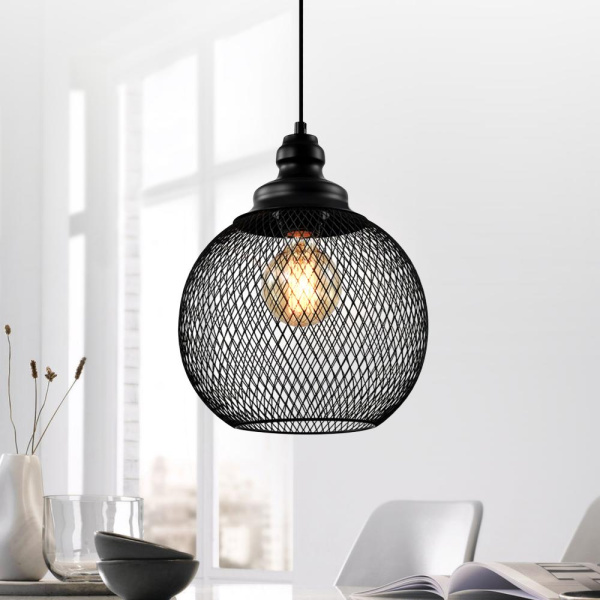 Светильник подвесной (подвес) Rivoli Rebeca 5096-201 1 х Е27 40 Вт лофт - кантри потолочный