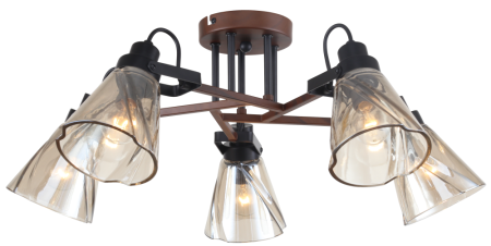 Люстра Rivoli Clarissa 5098-305 5 х Е14 40 Вт лофт - кантри