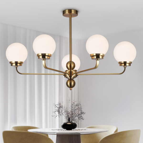 Люстра Rivoli Gayle 5100-305 5 х Е27 40 Вт лофт - кантри