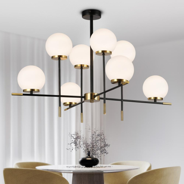 Люстра Rivoli Hayley 5101-308 8 х Е27 40 Вт лофт - кантри