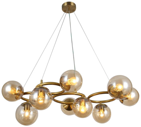 Люстра Rivoli Henrietta 5102-310 9 х Е27 40 Вт лофт - кантри