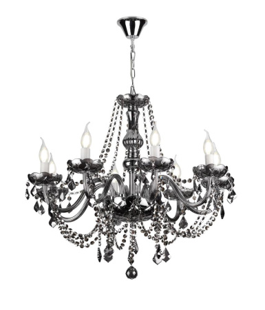 Люстра  Rivoli Pensieri 1010-208 8 x E14 40 Вт хрусталь классика