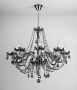 Люстра  Rivoli Pensieri 1010-208 8 x E14 40 Вт хрусталь классика