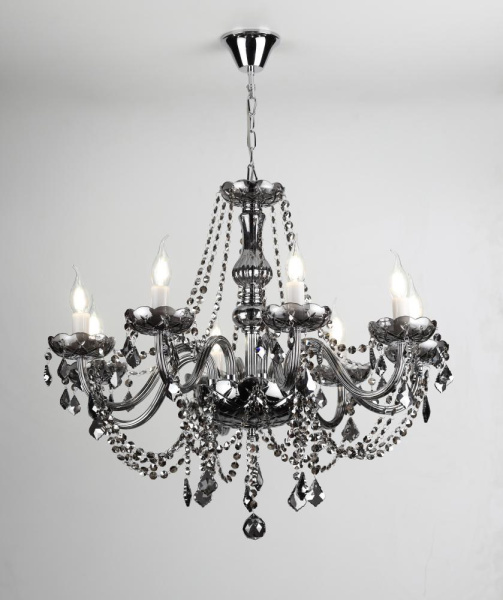 Люстра  Rivoli Pensieri 1010-208 8 x E14 40 Вт хрусталь классика