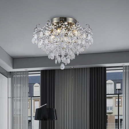 Люстра  Rivoli Ivonne 1030-306 6 x E14 60 Вт хрусталь классика