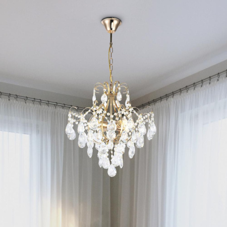 Люстра  Rivoli Thea 1031-304 4 x E27 60 Вт хрусталь классика