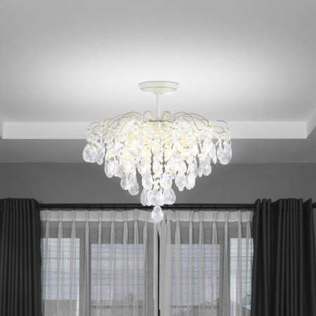 Люстра  Rivoli Marie 1032-306 6 x E27 60 Вт хрусталь классика