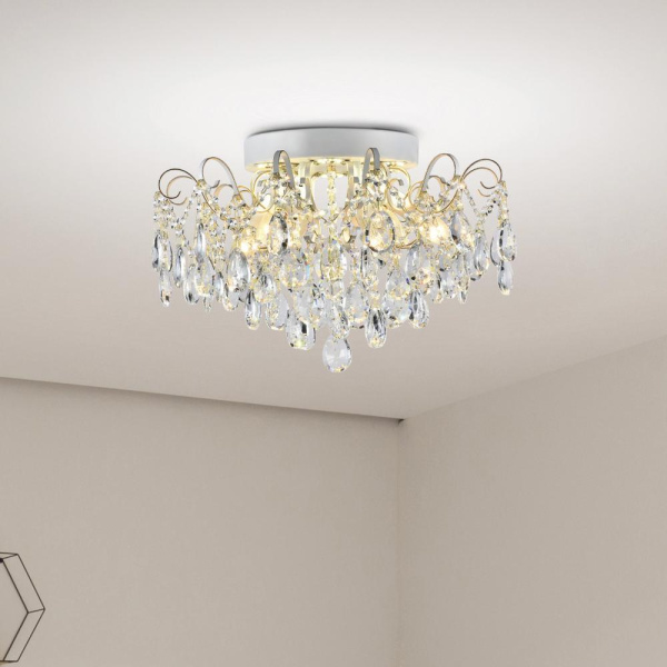 Люстра  Rivoli Silke 1034-306 6 x E14 40 Вт хрусталь классика