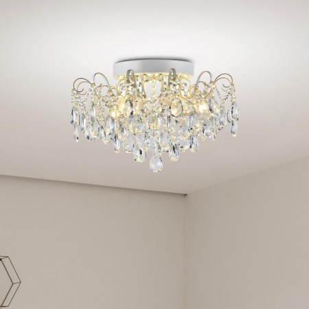 Люстра  Rivoli Silke 1034-306 6 x E14 40 Вт хрусталь классика