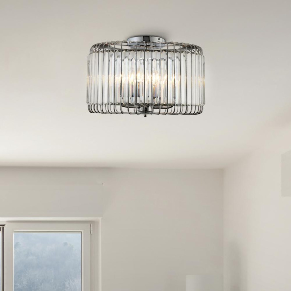 Люстра  Rivoli Wibke 1035-305 5 х Е14 40 Вт хрусталь классика