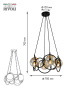 Люстра  Rivoli Ariadna 4074-204 4 х E14 40 Вт дизайн