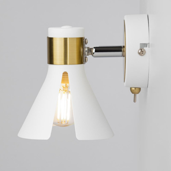 Светильник настенно-потолочный спот Rivoli Maira 7054-701 1 х Е14 40 Вт поворотный с выключателем