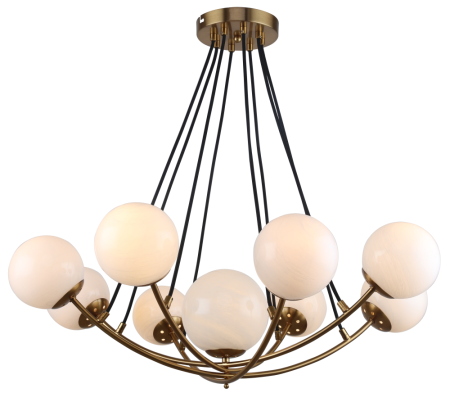 Люстра Rivoli Dina 4099-309 9 х Е14 40 Вт дизайн