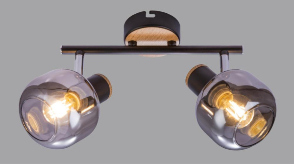 Светильник настенно-потолочный спот Rivoli Dorkas 7026-702 2 х E14 40 Вт поворотный