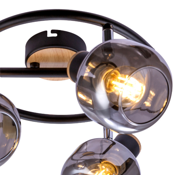 Светильник настенно-потолочный спот Rivoli Dorkas 7026-733 3 х E14 40 Вт поворотный