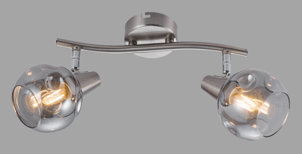 Светильник настенно-потолочный спот Rivoli Nioba 7030-702 2 х E14 40 Вт поворотный