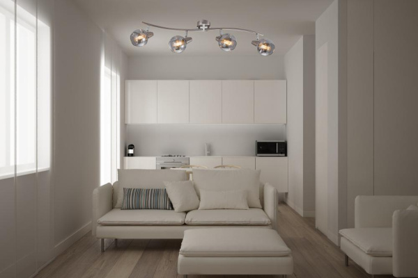 Светильник настенно-потолочный спот Rivoli Nioba 7030-704 4 х E14 40 Вт поворотный