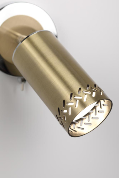 Светильник настенно-потолочный спот Rivoli Alosia 7019-701 1* GU10 25 Вт поворотный с выключателем