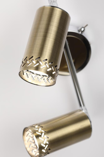 Светильник настенно-потолочный спот Rivoli Alosia 7019-702 2* GU10 25 Вт поворотный с выключателем