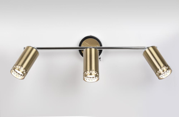 Светильник настенно-потолочный спот Rivoli Alosia 7019-703 3 * GU10 25 Вт поворотный с выключателем