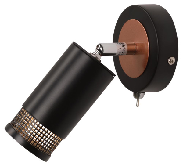 Светильник настенно-потолочный спот Rivoli Lili 7020-701 1 * GU10 25 Вт поворотный с выключателем