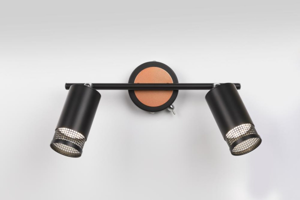 Светильник настенно-потолочный спот Rivoli Lili 7020-702 2 * GU10 25 Вт поворотный с выключателем