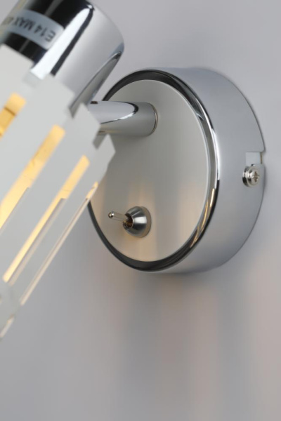 Светильник настенно-потолочный  спот Rivoli Liese 7027-701 1 х Е14 40 Вт поворотный с выключателем