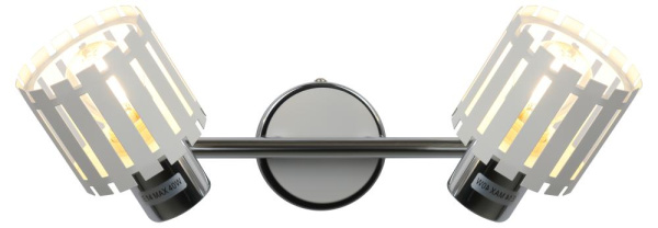 Светильник настенно-потолочный  спот Rivoli Liese 7027-702 2 x E14 40 Вт поворотный