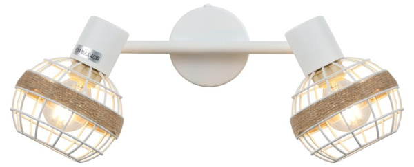 Светильник настенно-потолочный  спот Rivoli Anselma 7034-702 2 x E14 40 Вт поворотный