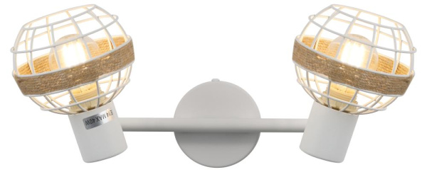 Светильник настенно-потолочный  спот Rivoli Anselma 7034-702 2 x E14 40 Вт поворотный