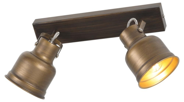 Светильник настенно-потолочный спот Rivoli Inessa 7035-702 2 х Е27 40 Вт поворотный