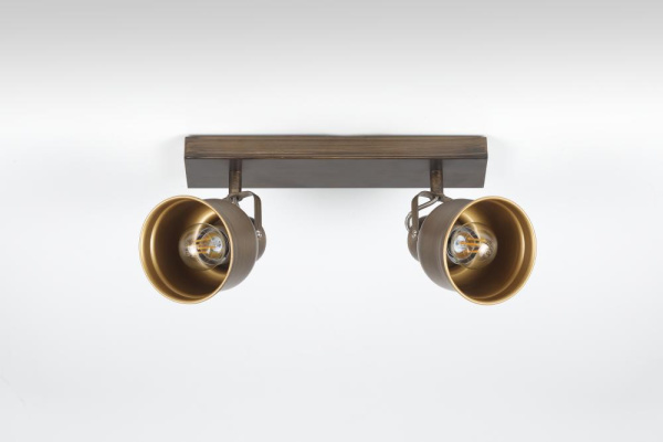 Светильник настенно-потолочный спот Rivoli Inessa 7035-702 2 х Е27 40 Вт поворотный