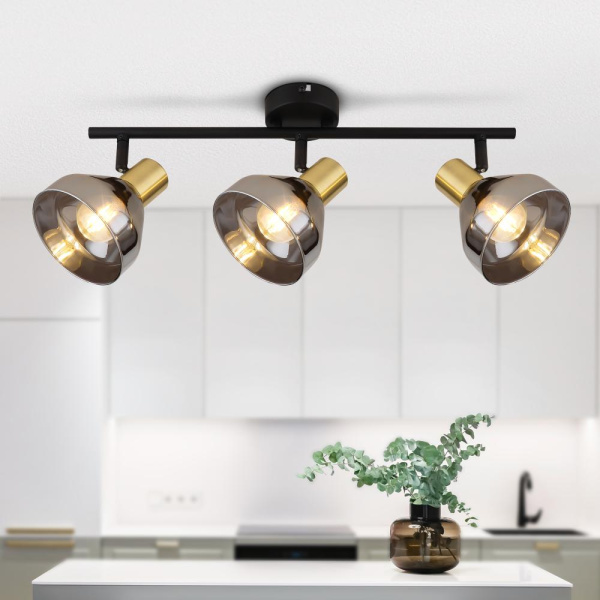 Светильник настенно-потолочный спот Rivoli Kinge 7036-703 3 х E14 40 Вт поворотный