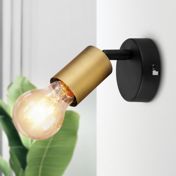 Светильник настенно-потолочный спот Rivoli Jordana 7038-701 1 х Е27 40 Вт поворотный