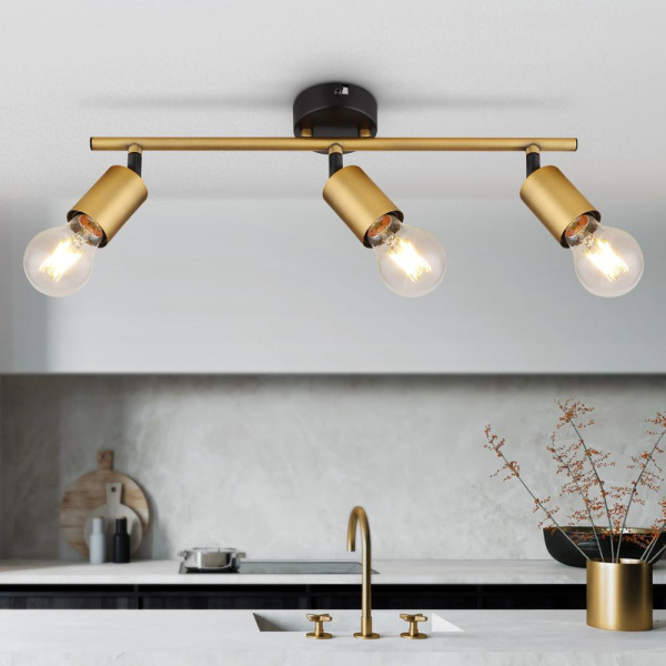 Светильник настенно-потолочный спот Rivoli Jordana 7038-703 3 х Е27 40 Вт поворотный