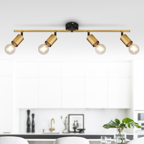 Светильник настенно-потолочный спот Rivoli Jordana 7038-704 4 х Е27 40 Вт поворотный