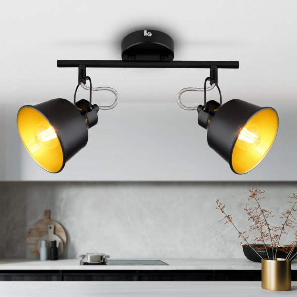 Светильник настенно-потолочный спот Rivoli Evelyn 7064-702 2 х Е14 40 Вт поворотный