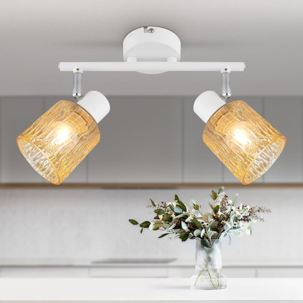 Светильник настенно-потолочный спот Rivoli Gretta 7066-702 2 х Е14 40 Вт поворотный