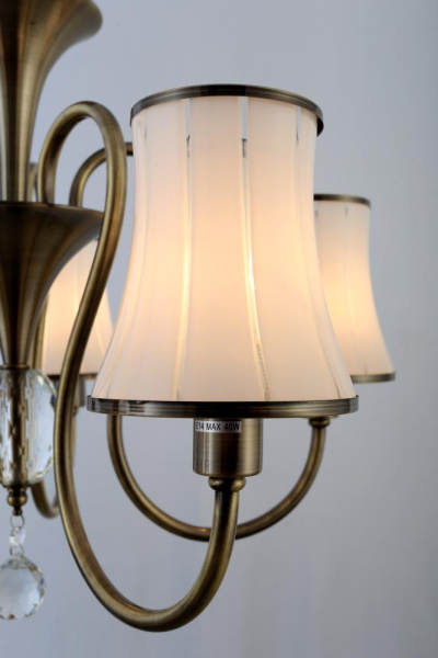 Люстра  Rivoli Leonore 2004-205 5 * Е14 40 Вт классика