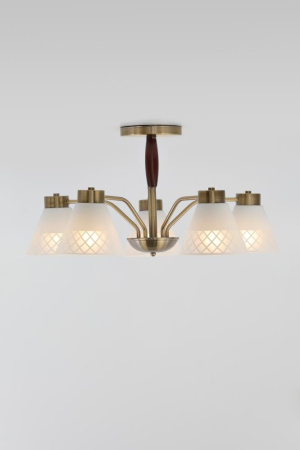 Люстра  Rivoli Meta 2058-305 5 х Е27 40 Вт классика