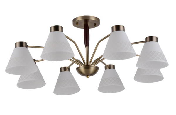 Люстра  Rivoli Meta 2058-308 8 х Е27 40 Вт классика