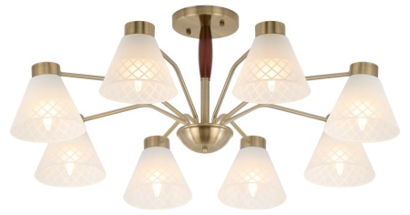 Люстра  Rivoli Meta 2058-308 8 х Е27 40 Вт классика