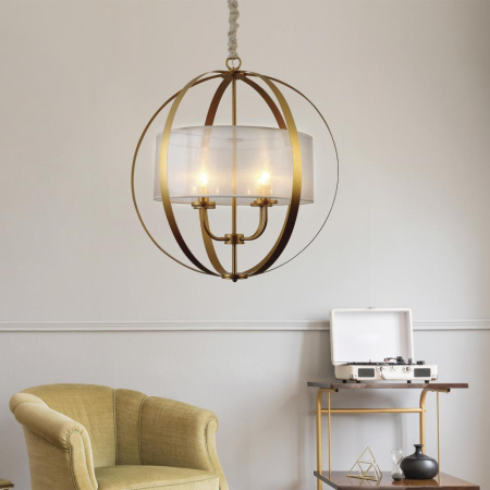 Люстра  Rivoli Irmingard 2140-205 5 х Е14 40 Вт классика