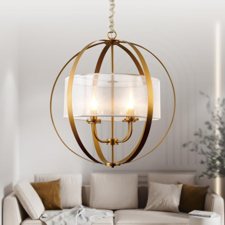 Люстра  Rivoli Irmingard 2140-205 5 х Е14 40 Вт классика