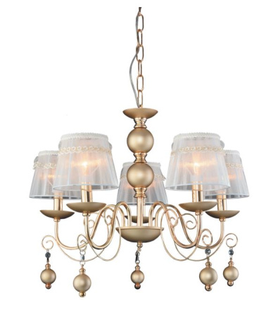 Люстра  Rivoli Kresentia 2141-205 5 х Е14 40 Вт классика