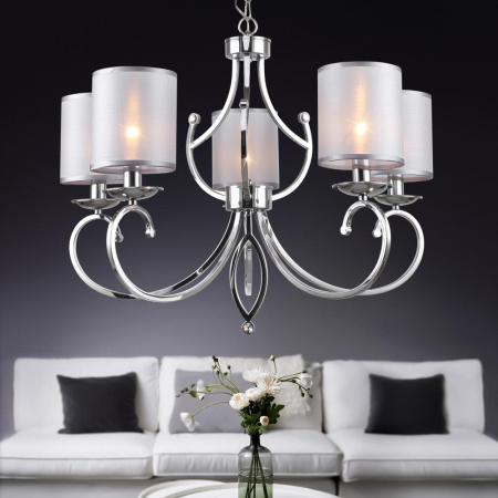 Люстра Rivoli Amy 2063-305 5 х Е14 40 Вт классика