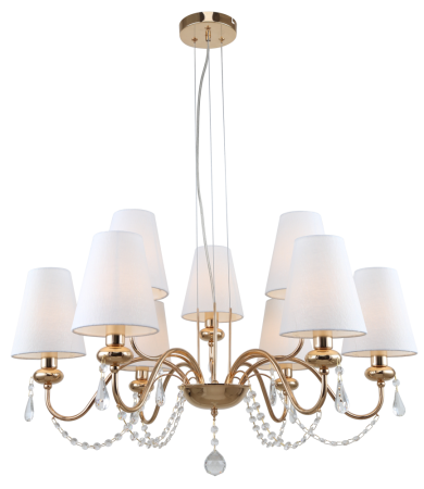 Люстра Rivoli Becky 2066-309 9 х Е14 40 Вт классика