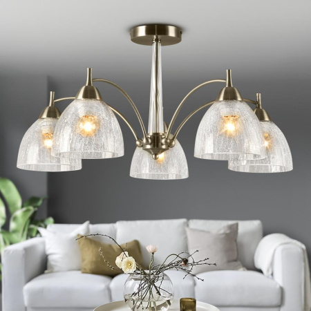 Люстра Rivoli Doreen 2079-305 5 х Е27 60 Вт классика