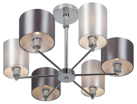 Люстра Rivoli Ebony 2081-306 6 х Е14 40 Вт классика